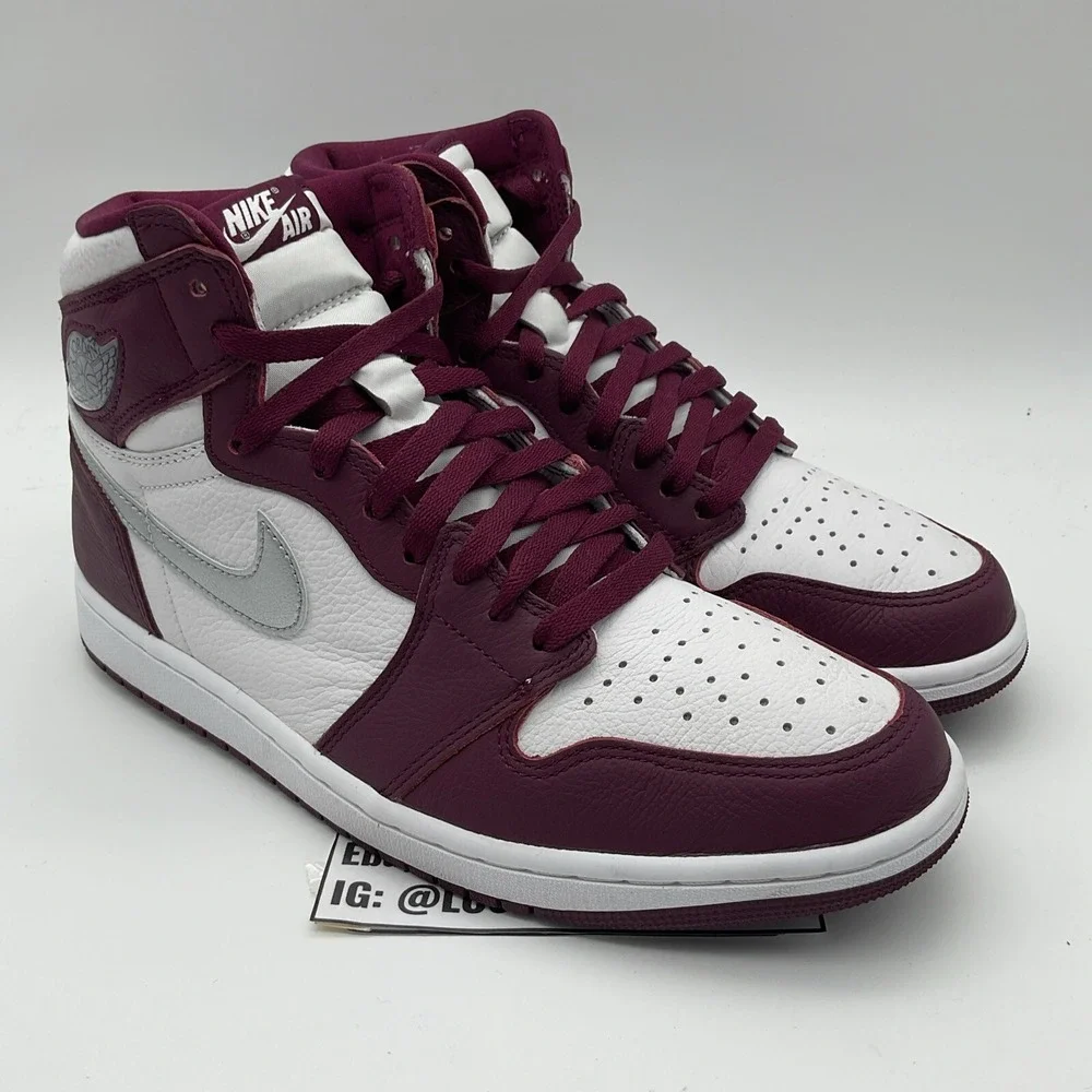Size 10 -‎ Jordan 1 Retro High OG Bordeaux. (555088-611)